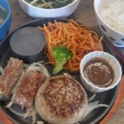 熟成旨味牛ステーキ＆ハンバーグセット